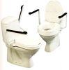 Rehausse WC HiLoo avec accoudoirs hauteur 6 cm