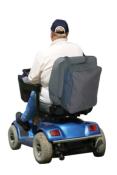 Sac pour dossier de scooter ou fauteuil roulant