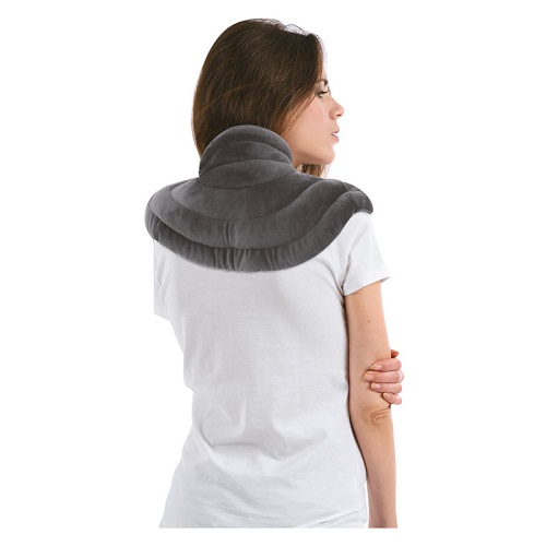 Coussin de nuque graines de lin à chauffer