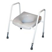 Combiné lunette de WC rehausseur et cadre Président