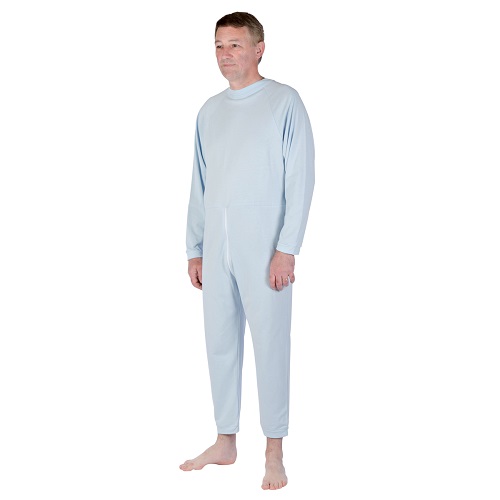 Grenouillère unisex molène bleu ciel taille 42/44
