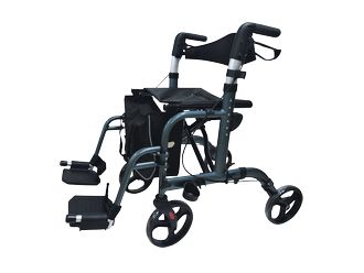 Rollator de transfert N.G avec assise -dossier et repose-pieds