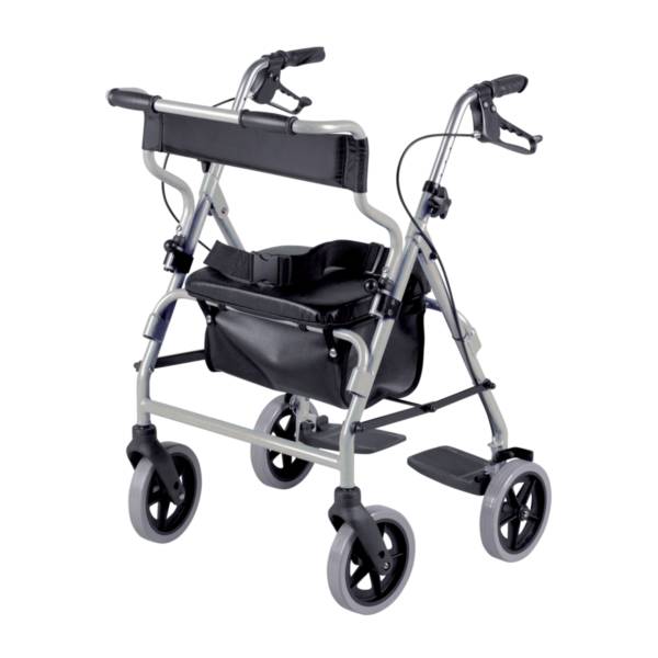 Rollator 4 roues et fauteuil de transfert "2 en 1" Days