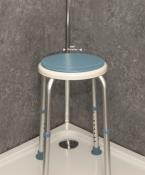 Tabouret de douche avec siège rotatif