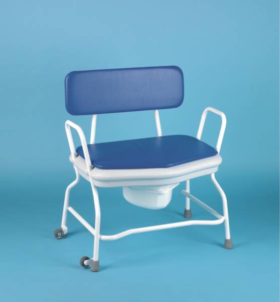 Chaise percée XXL réglable en hauteur