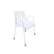 Chaise de douche englobante réglable en hauteur