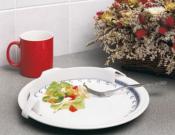 Rebord d'assiette droit