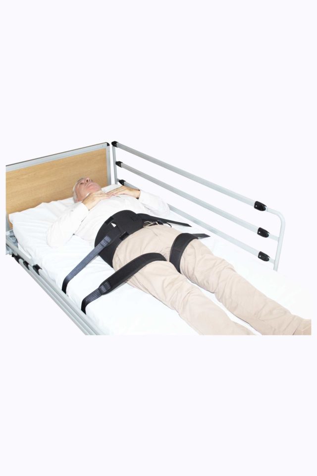 Ceinture de maintien pelvien au lit et au fauteuil