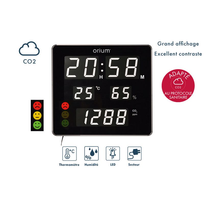 Horloge CO2 quaelis18