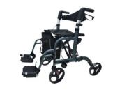 Rollator de transfert N.G avec assise -dossier et repose-pieds