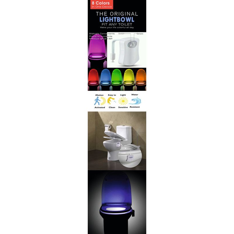 Lampe pour cuvette de WC