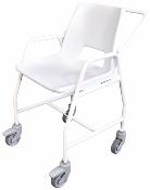 Chaise de douche mobile avec roulettes Hythe hauteur réglable