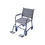 Chaise percée mobile Linton avec repose-pieds