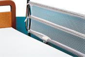 Protections de barrières de lit en filet souple 140 x 44 cm (paire)