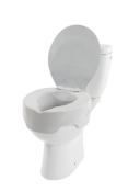 Rehausse-WC mousse injectée avec couvercle (hauteur 11 cm)