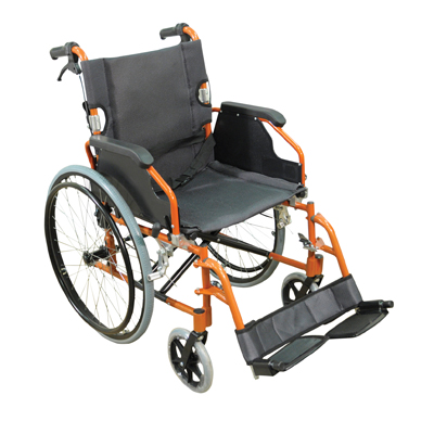 Fauteuil Roulant auto-propulsé Deluxe léger en aluminium 