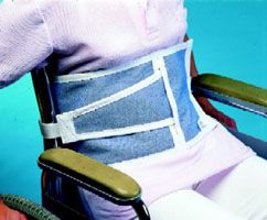 Ceinture ventrale polyester/coton pour fauteuil ou lit