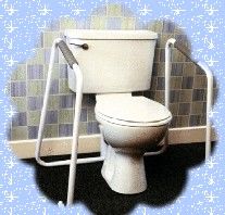 Cadre d'appui pour les WC