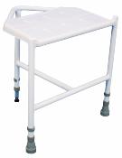 Tabouret de douche d'angle Penbury réglable en hauteur