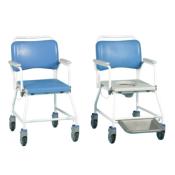 Chaises à roulettes Atlantic 45,5cm sans repose-pieds - avec support de bassin jetable