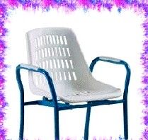 Chaise de douche forme coque avec dossier