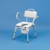 Chaise de douche légère avec découpe frontale