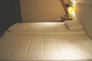 Surmatelas mousse visco-végétale largeur 90 cm