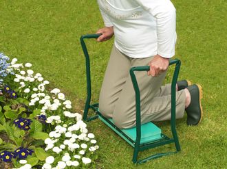 Tabouret et protège genoux de jardin