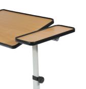 Tablette latérale pour table de lit