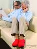 Chaussons de relaxation chauffants