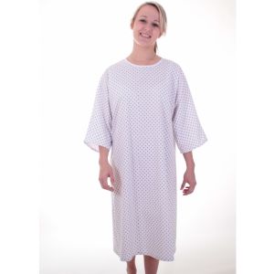 Chemise malade ouverture droite dos taille unique