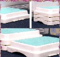 Accéder au bain en toute sécurité grâce à ce marche-pied spécial personnes fortes