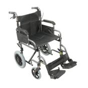 Fauteuil roulant Deluxe en acier à pousser